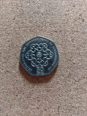 2010 Girl Guides 100 Year Centennial. 50p Coin.  • £0.99