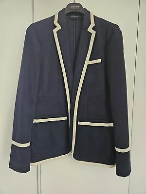 Ralph Lauren Unconstructed Navy Wool Cricket Blazer Jacket. Size 42R. RRP:$1159 • $200