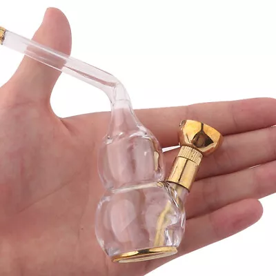 Mini Hookah Water Tobacco Smoking Pipe Bong Double Filter Cigarette Holder • $4.99