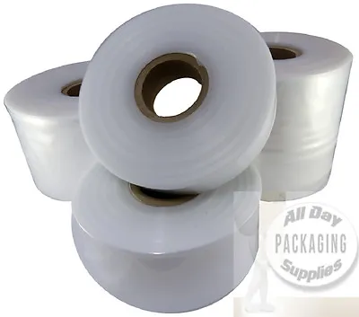 Strong Layflat Tubing Polythene Plastic Rolls - 15 Sizes All Qtys 250 500 Gauge • £55