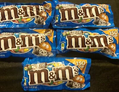 5 Bag Lot Of Pretzel M&Ms BB 05/20 • $24.99