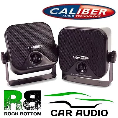 2 Way 90W Marine Boat Caravan Car Van Motorhome Pod Box Shelf Speakers CSB3 • £49.95