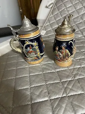 Miniature Steins  Made In Germany Never Used Lidded • $20