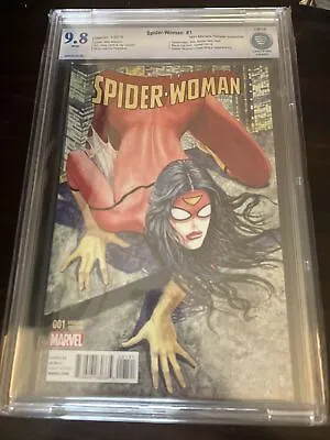 Spider-woman #1 (2015) CBCS 9.8 Milo Manara Variant NM Spiderverse • $999.95