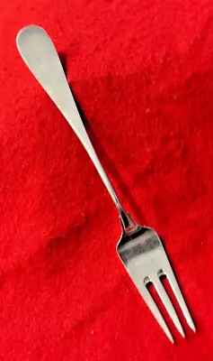 A Michelsen (denmark) Sterling Silver 7 1/8  3 Tine Salad Fork - Classic Pattern • $49.95