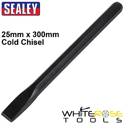 Sealey Cold Chisel 25 X 300mm Metal Masonry Cut • £10.15