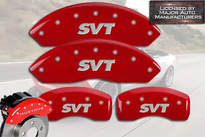 1994-2004 Ford Mustang  SVT  Cobra Front Rear Red MGP Brake Disc Caliper Covers • $289