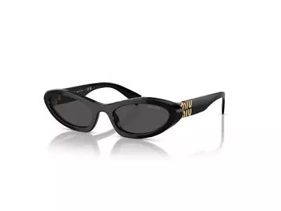 Miu Miu Sunglasses MU 09YS  1AB5S0 Black Dark Gray Woman • £187.75