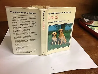 Observers Book Of Dogs 1970: • £9.99