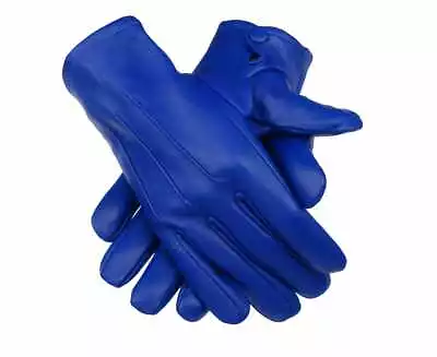 Men's Dress Driving Cycling Genuine Lambskin Leather Unlined Gloves  • $24.99