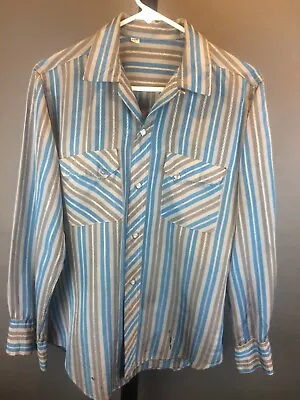  Vintage 1950’S Men's Western Rockabilly Rayon Shirt • $50