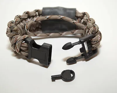 Military/Law Enforcemnt Adj.Camo 550 Bracelet W/Handcuff Key W/Kevlar Thread • $15.54