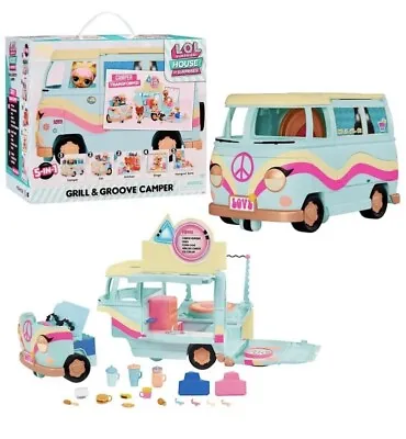 LOL Surprise Grill & Groove Camper Playset Doll Set  New. * READ* • $27.96