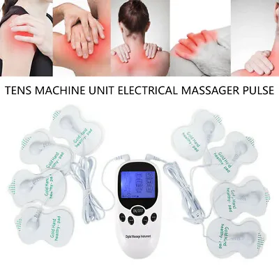Electric Therapy Shock Tens Electrotherapy Machine Muscle Stimulater Pain Relief • $13.33
