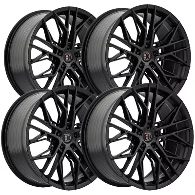 (Set Of 4) Defy D05 20x8.5 5x120 +32mm Satin Black Wheels Rims 20  Inch • $799.96