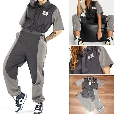 Nike Jordan Essentials Dress Flightsuit Jumpsuit Women's DD7063 082 S Small RARE • $118.01