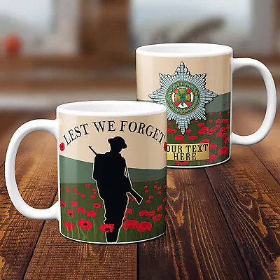 Personalised Irish Guards Mug British Military Cup Offical Badge Dad Gift VPM102 • £12.95