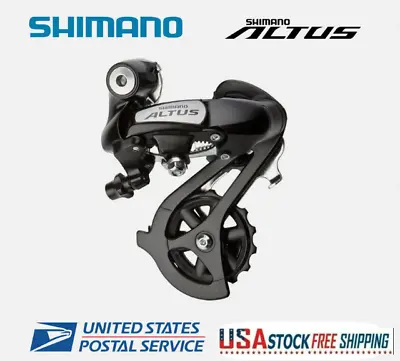 Shimano Altus RD-M310 7 Speed 8 Speed Black MTB Rear Derailleur Black • $16.99