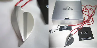 £39.99 • Buy Breil Milano Steel Jealous Heart Twist Pendant Necklace Bnwt 