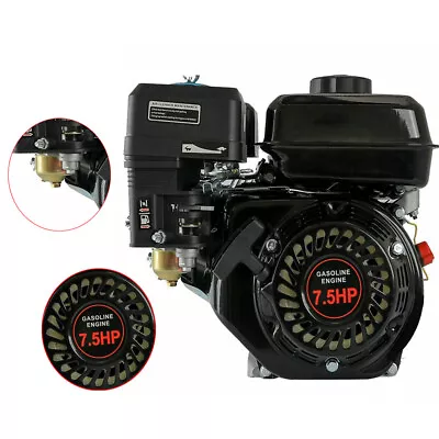 $161.50 • Buy Gas Engine Go Kart Engine 7.5HP Engine Motor 210cc 4-Stroke Engine Air Cooled