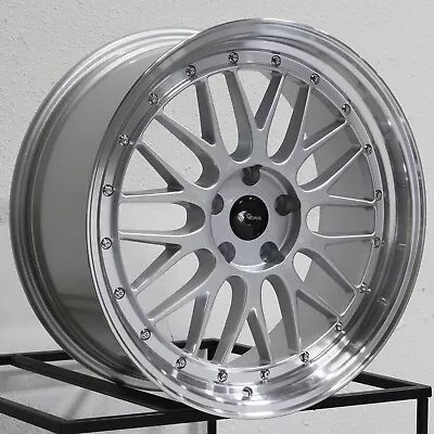 18x8 Vors VR8 5x105 35 Silver Wheels Rims Set(4) 73.1 • $899