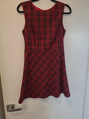 $25 • Buy Princess Highway Tartan Dress Size 10