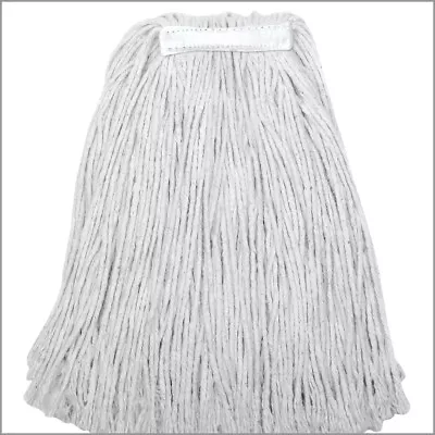 LOLA 4-Ply Natural Cotton Wet Mop Head Refill Fits Most Mop Stick Handles - 1CT • $10.88