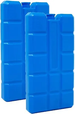 2 X Freezer Blocks For Cool Cooler Bag Ice Packs For Lunch Box Picnic Reusable • £5.99