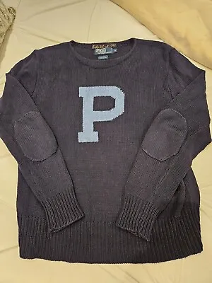 Mens Polo Varsity Sweater Sz M Vintage • $145