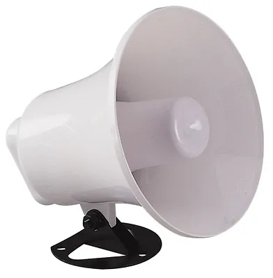 White External Waterproof PA Horn Speaker For Use On CB Radio • £8.95