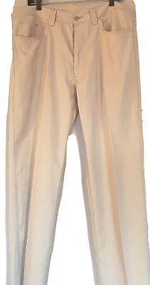 Versace Pants Mens 40 Vintage Classic Trouser Beige Made In Italy Designer Pants • $39.99