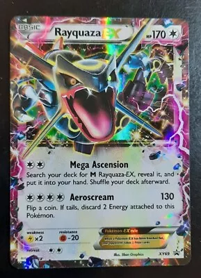 Rayquaza EX XY69 Shiny Black Star Promo 2015 Pokemon TCG Card NM-LP • $20