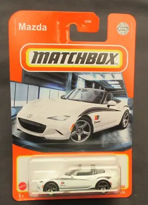 Matchbox 15 Mazda Mx-5 Miata 2022 Long Card White • $8.99