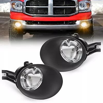 Fits 2002-2008 Dodge Ram 1500 03-09 2500 3500 Fog Lights Bumper Driving Lamps • $39.99