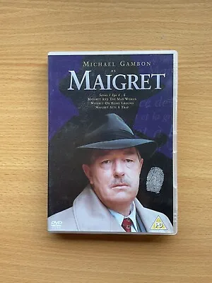 Maigret DVD Series 1 Episodes 4 - 6 Michael Gambon • £7.99