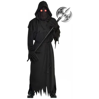 Grim Reaper Costume Adult Scary Death Halloween Fancy Dress • $27.74