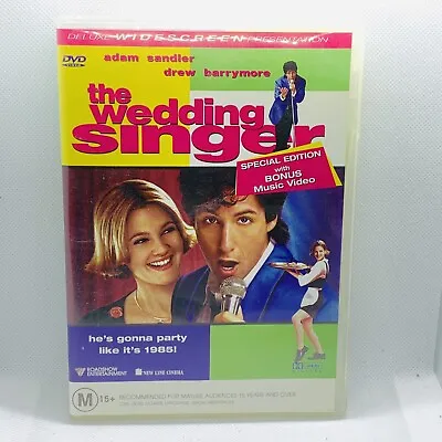 $7.40 • Buy Like New Wedding Singer Dvd Adam Sandler Region 4 Comedy