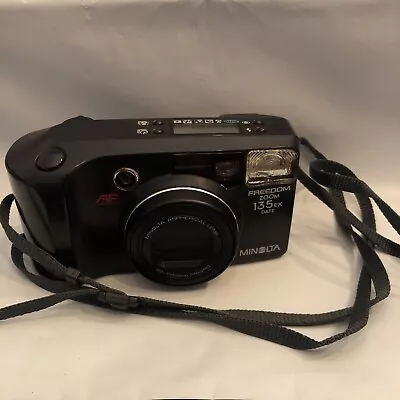 Minolta Freedom Zoom 135 EX 35mm Point & Shoot Camera TESTED • $29.95