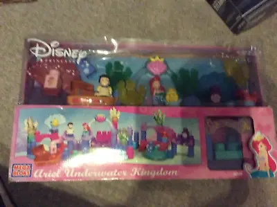 Mega Bloks Disney Ariel Underwater Kingdom  New In The Damaged Box • £35