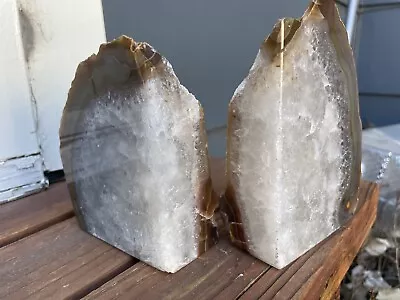 Agate Bookends Geode Bookends • $17