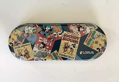 Vtg Mickey Mouse LORUS Disney  STEAMBOAT WILLIE  Watch *Case/Tin Only* • $12.99