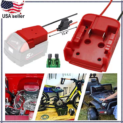 DIY Battery Adapter 18V Power Connect Compatible With Milwaukee M18 Power Wheels • $10.99