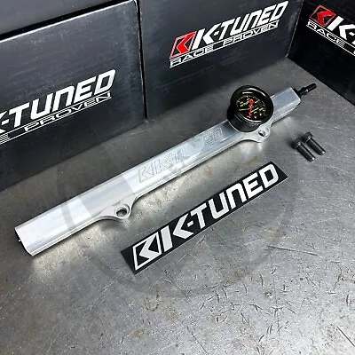 K-Tuned Fuel Rail K-Tuned Fuel Pressure Gauge For Civic Si RSX TSX EP3 (Billet) • $248.95
