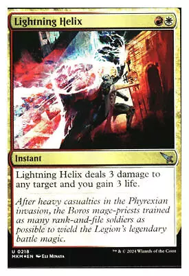 Lightning Helix (Foil) Uncommon Murders At Kalov Manor MTG - NM+ • $1.19