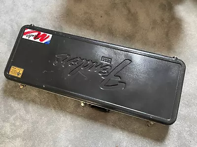 1990 Fender USA American Stratocaster Guitar Plastic Hard Case • $149.99