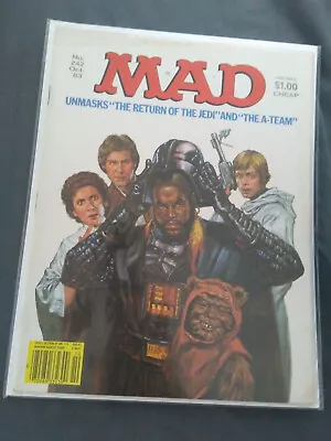 Vintage Mad Magazine #242 October 1983 Return Of Jedi Star Wars A Team Mr. T • $18.25