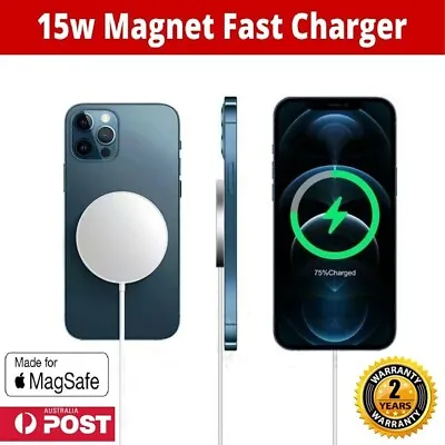 $12.98 • Buy 15W Fast Charging Magnetic MagSafe Wireless Charger For IPhone 14 13 12 Pro Max