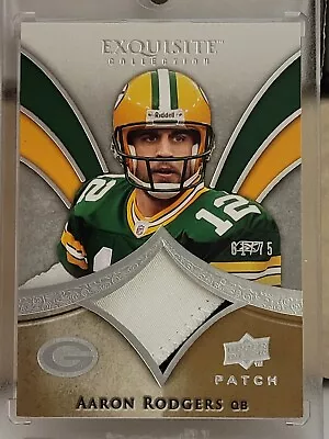 Aaron Rodgers 2009 Exquisite Collection Patch 61/75 Nmmt  • $200