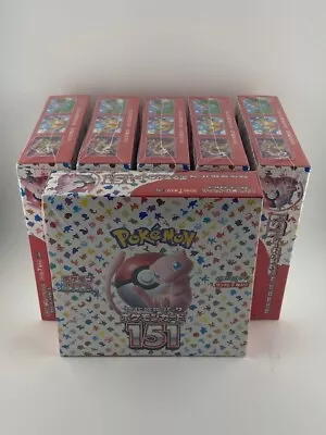 2023 Pokemon Tcg Scarlet & Violet Japanese - 151 Booster Box Factory Sealed • $119.99