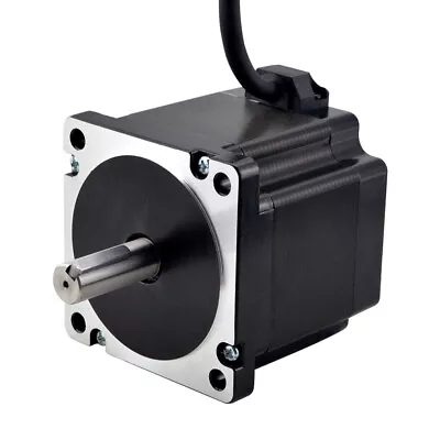 Nema 34 Stepper Motor 1.8deg Bipolar 680oz.in 6A 86x80mm 14m Key-way Shaft CNC • $46